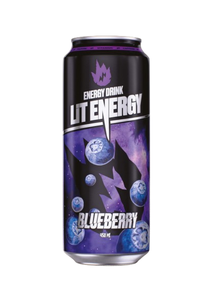 LIT ENERGY Băutură energizantă Blueberry 450 ml