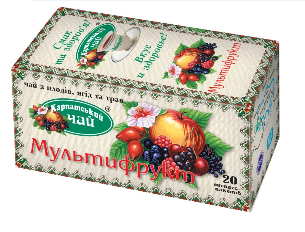 КАРПАТСКИЙ Ceai din plante Multifruct 20*2g