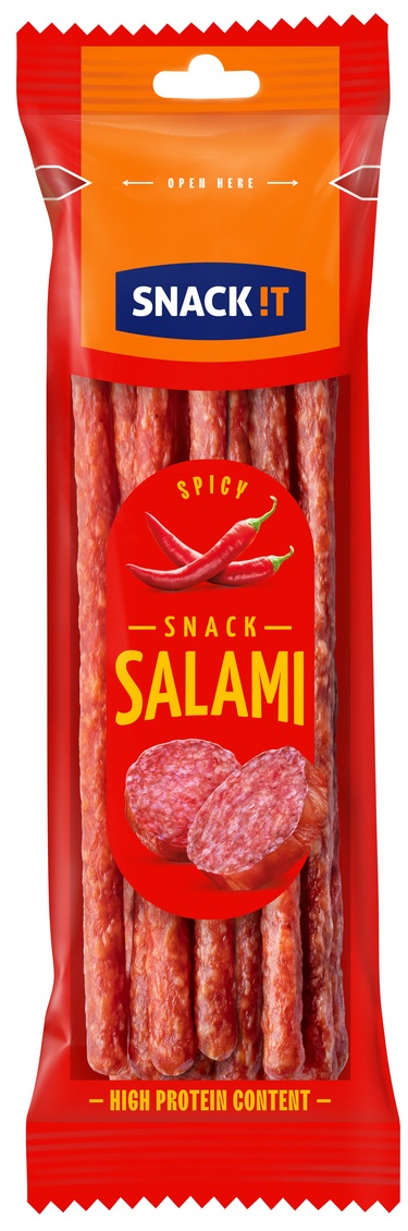 SNACK IT Cârnaciori Salami Picante 80g