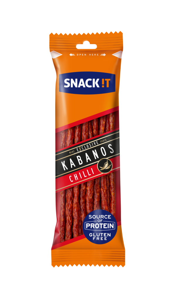 SNACK IT Cârnaciori Cabanos Exclisiv Chili 120g 