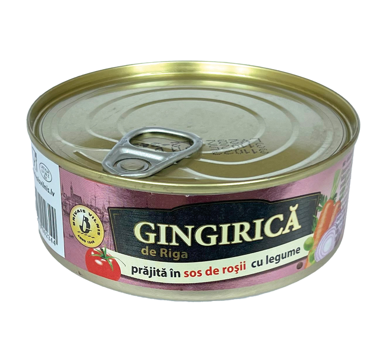 BRIVAIS VILNIS Gingirică prăjită cu legume în sos de roșii 240 g