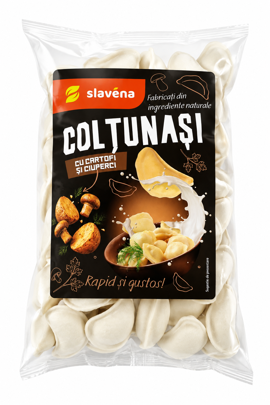 Colțunași cu cartofi si ciuperci 800g