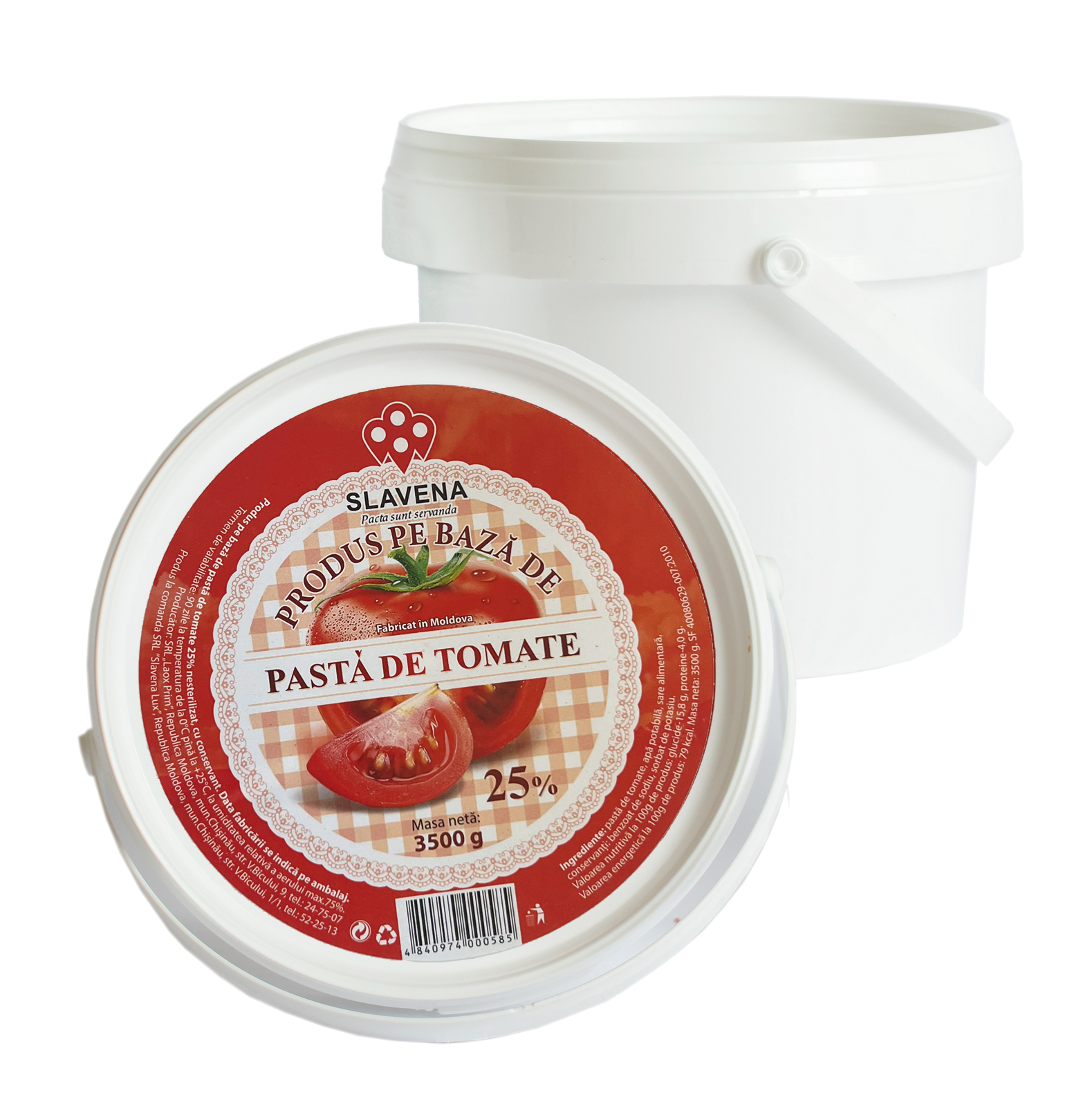 LAOX Pastă de roșii 25%  3.5 kg