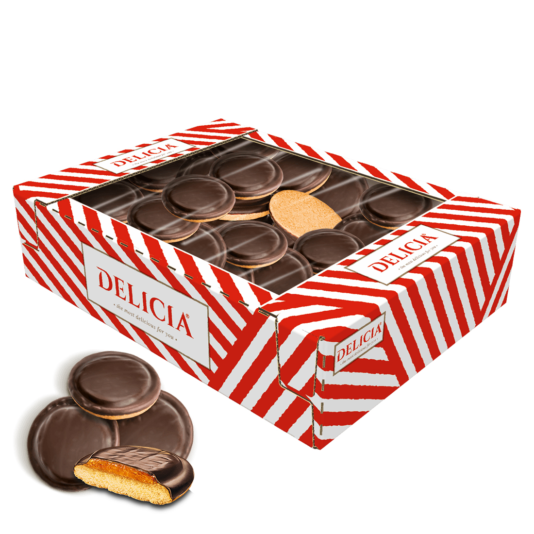 DELICIA Biscuiți cu gust de portocală 1 kg