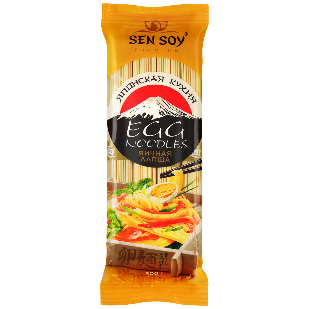 SEN SOY Taitei cu oua EGG NOODLES 300g  