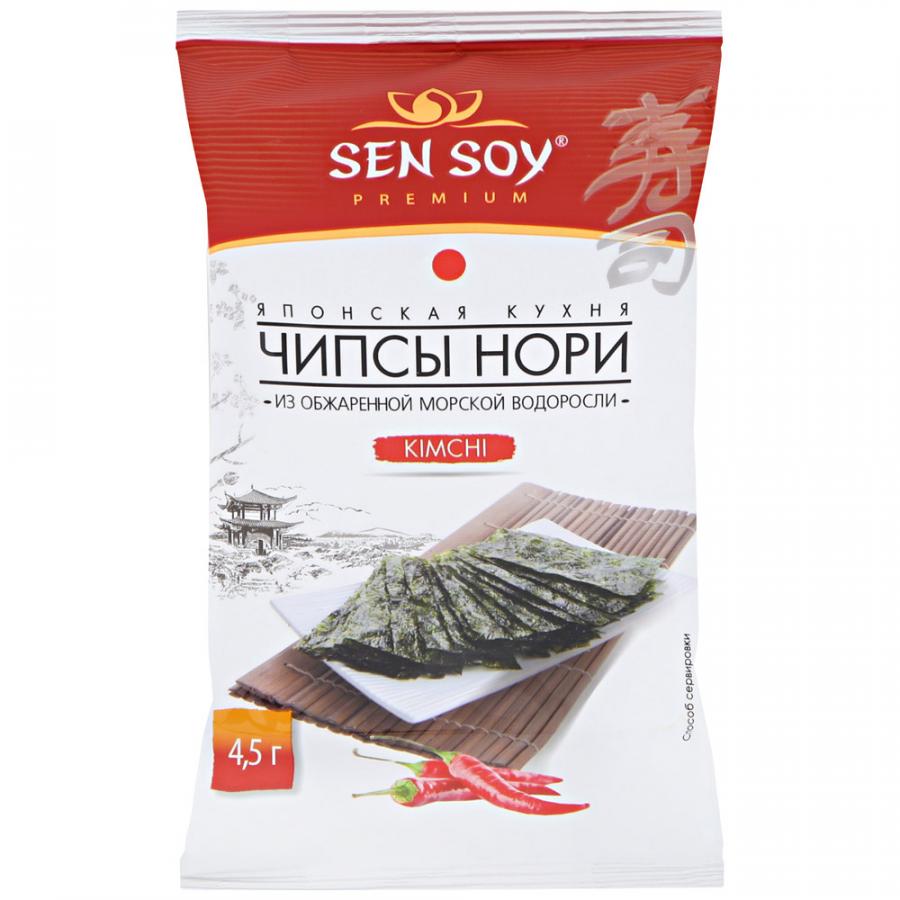 SEN SOY  Chips-uri nori KIMCHI 4.5g   
