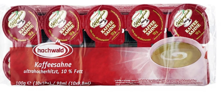 HOCHWALD Frișcă pentru cafea 10 buc x 10g