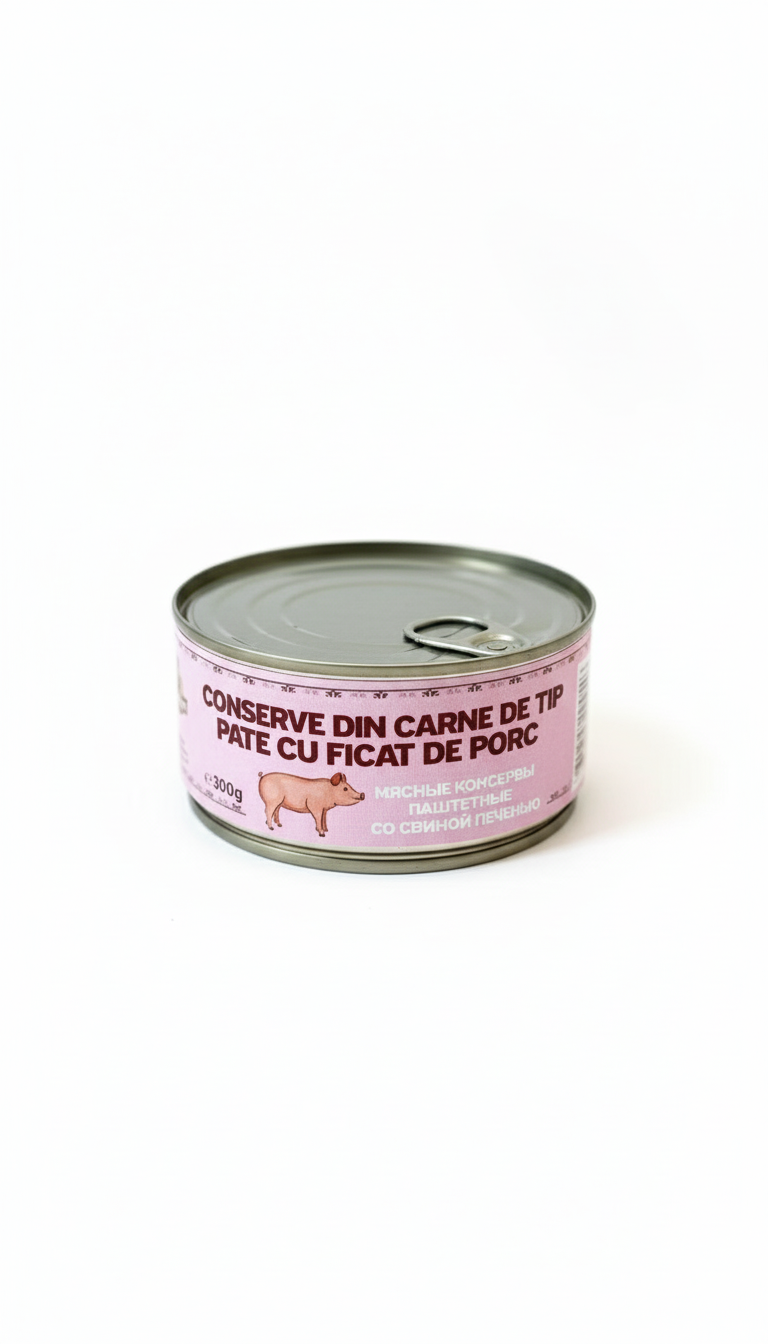 Pate cu ficat de porc 300g 