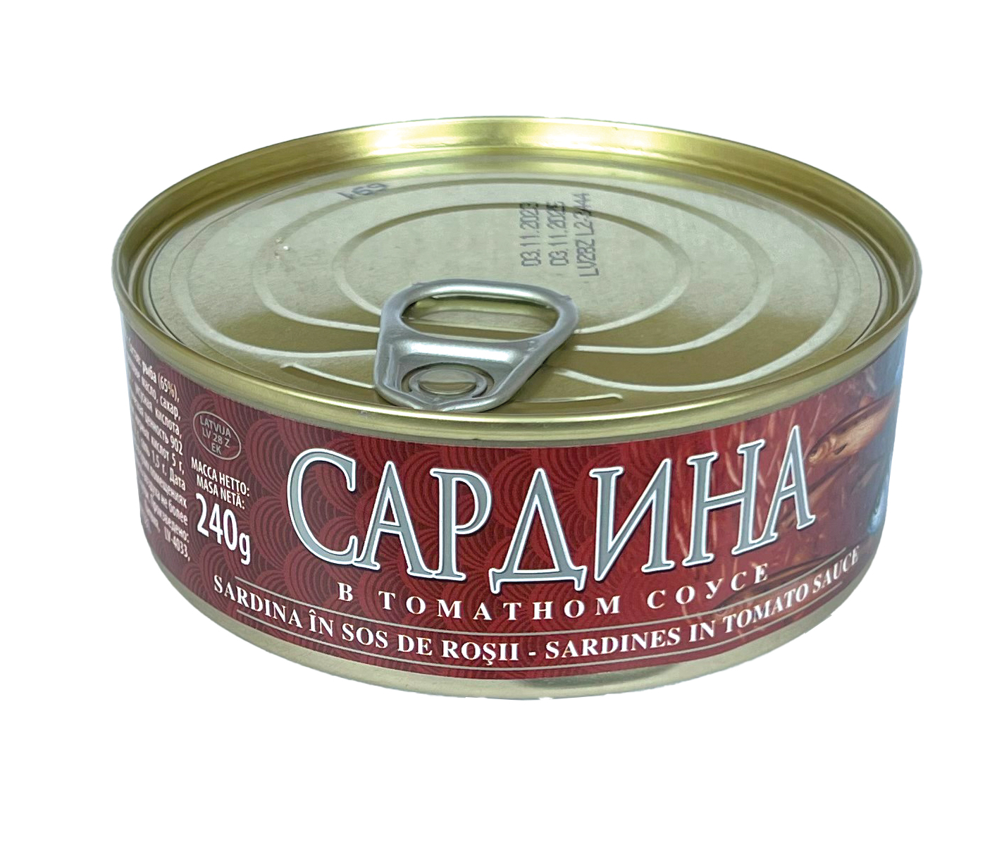BLUE MORINA Sardina in sos de tomate 240 g