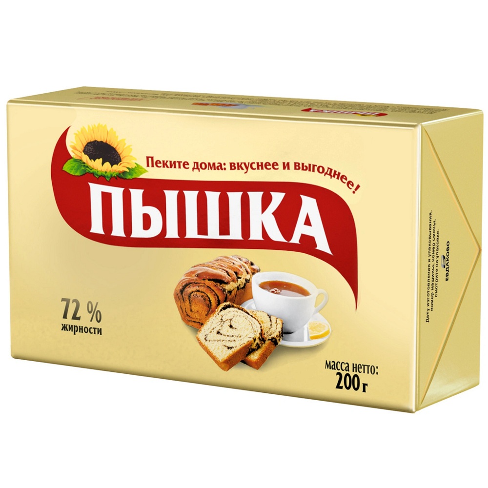 EFKO Margarină "Pishca" 72% 200g 
