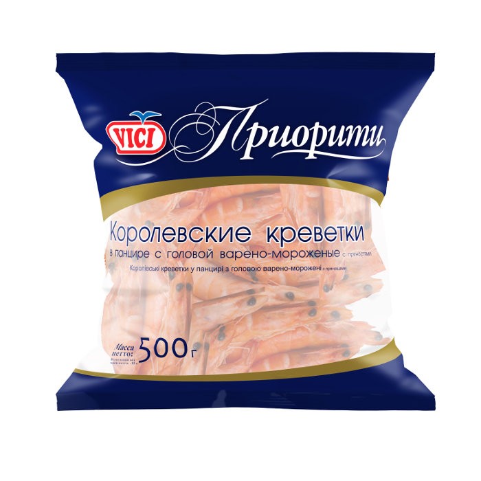 VICI Creveți regali cu carapace  30/40 "Vici Priority" congelați 500 g