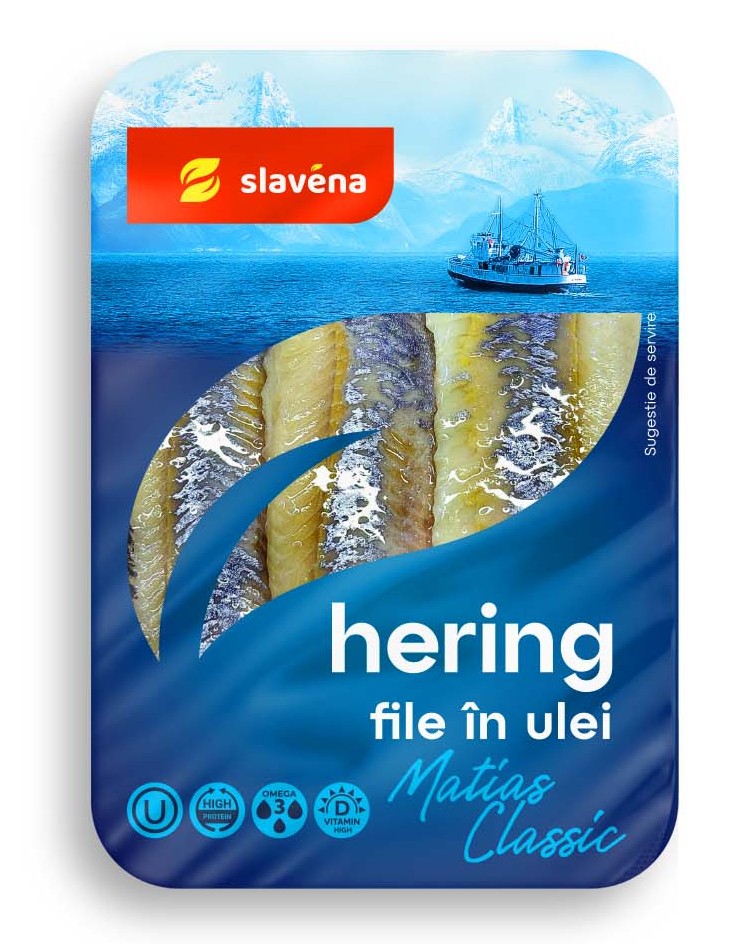 Hering de atlantic file în ulei Classic 280g
