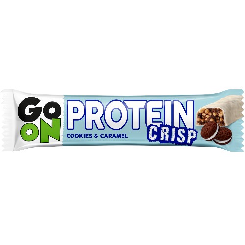 SANTE Baton proteic GO ON CRISP Biscuiți Caramel 33% 50g  