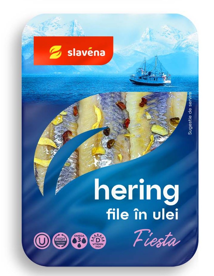 Hering de atlantic file în ulei Fiesta 280g