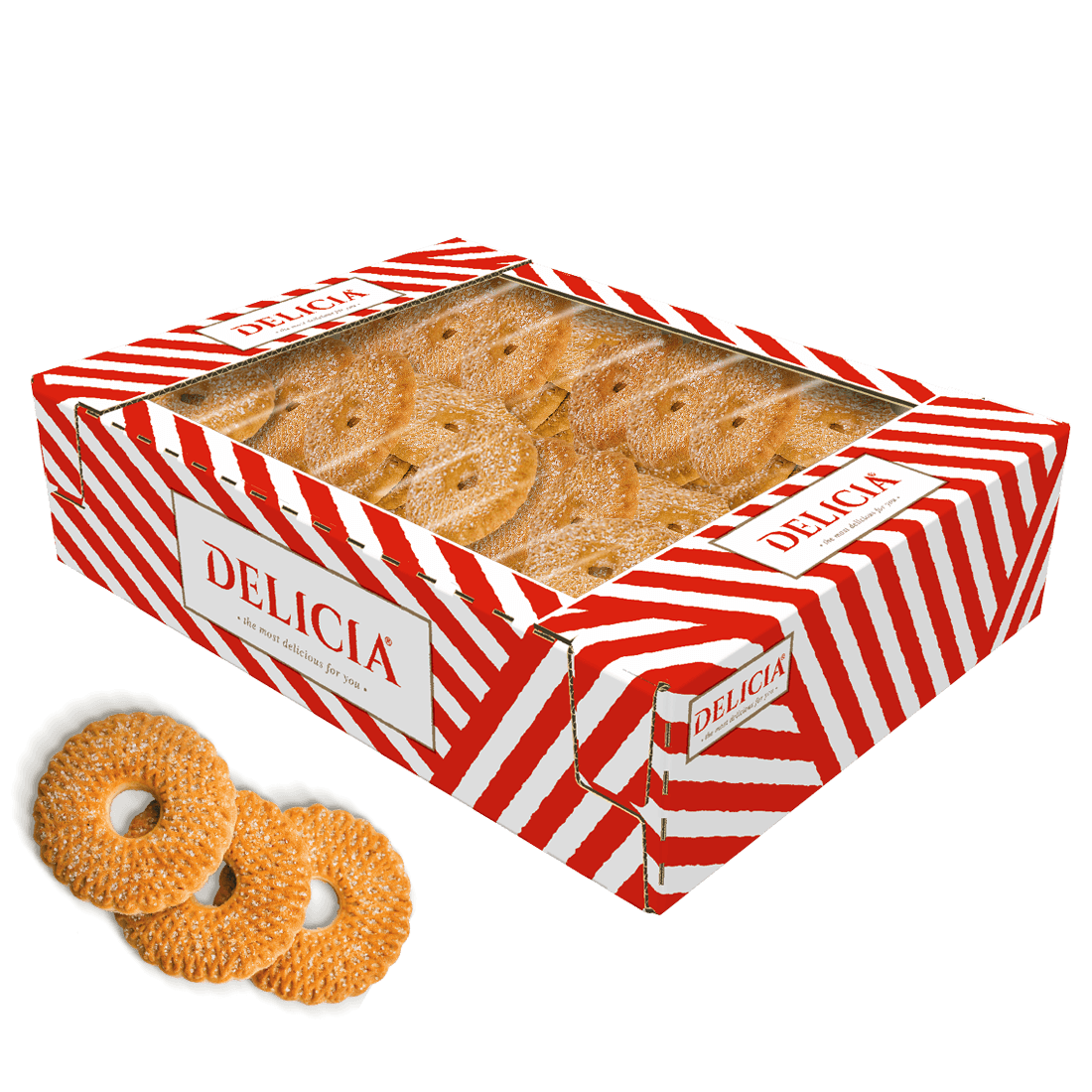 DELICIA Biscuiți "Malivina" cu gust de frișcă 2,3 kg