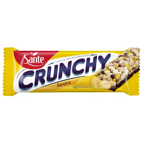 SANTE Baton CRUNCHY Banane Ciocolata 40g   