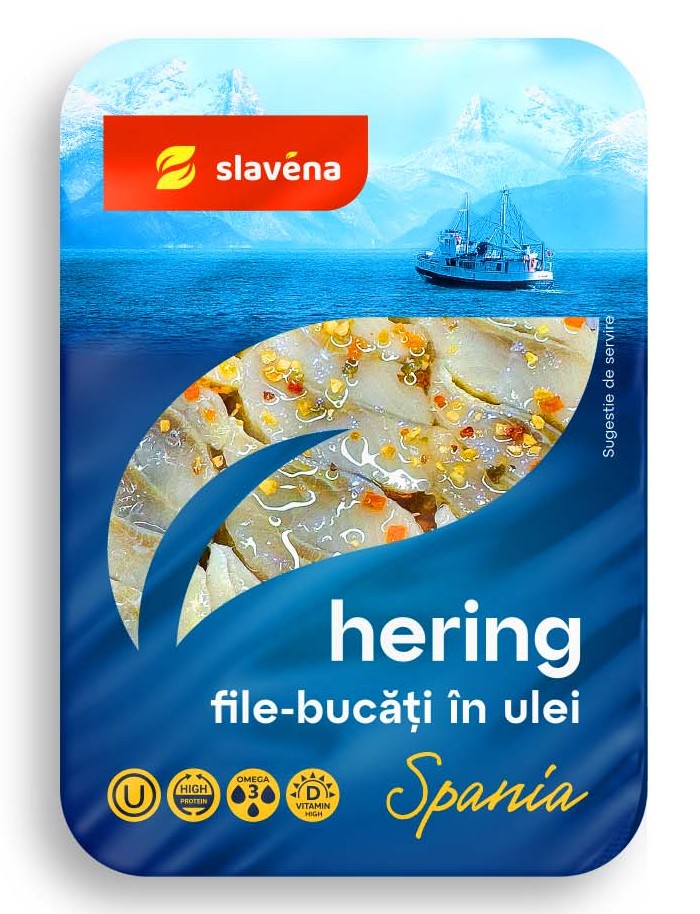 Hering de atlantic file bucăți în ulei Spania 350g