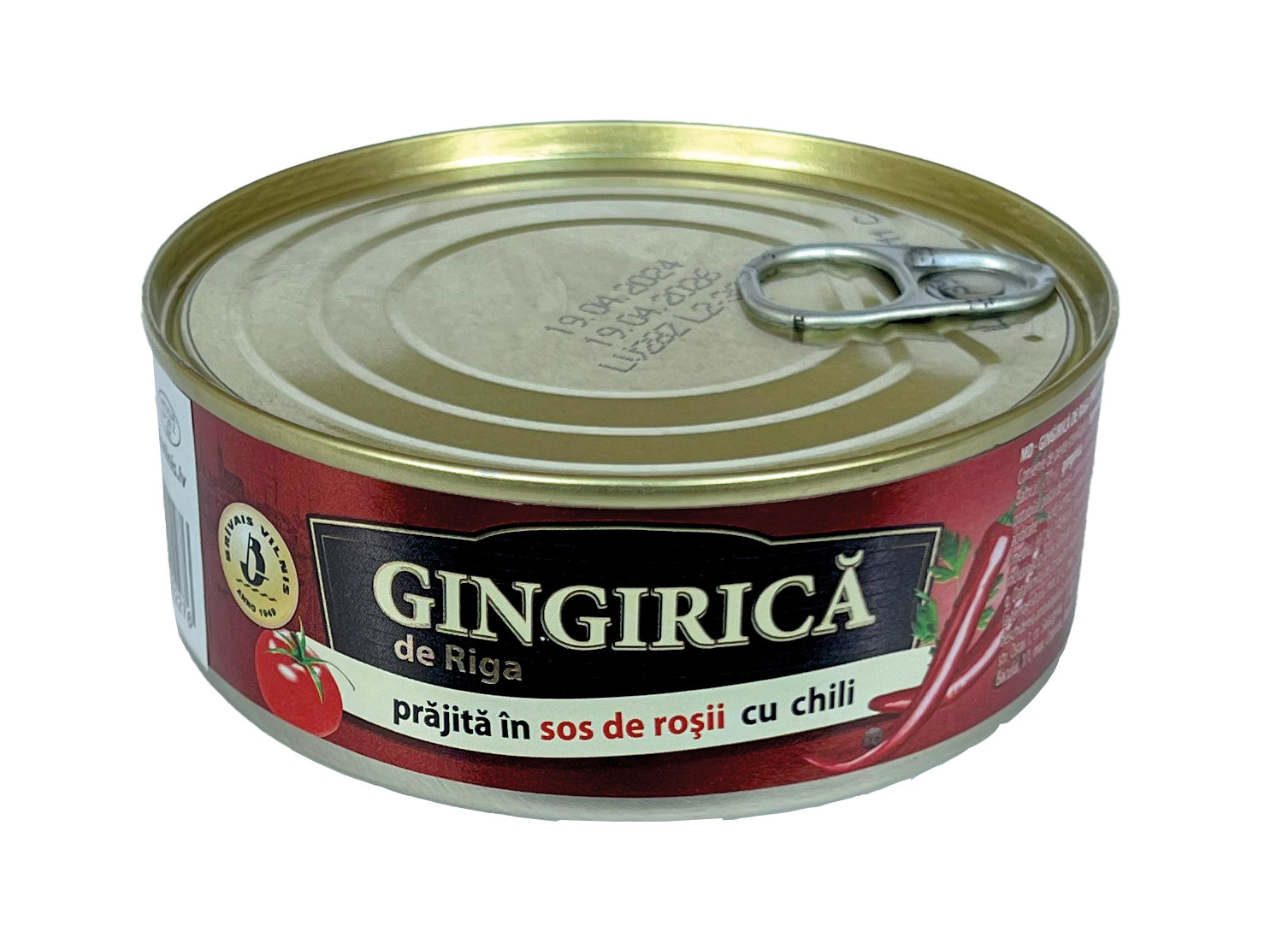 BRIVAIS VILNIS Gingirică prajită cu chili în sos de roșii 240 g
