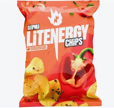 LIT ENERGY Chipsuri PAPRIKA 120 g