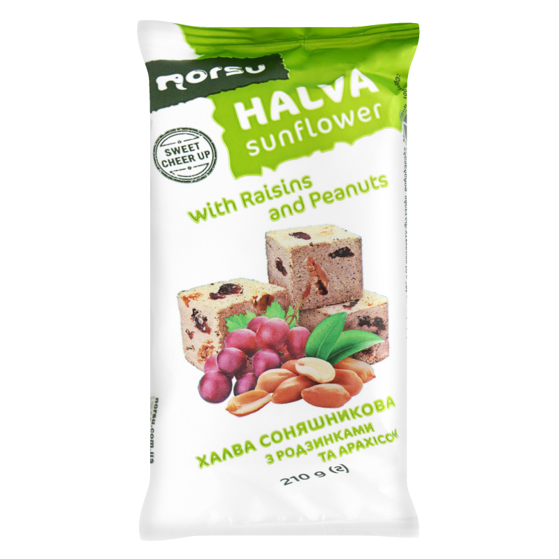 NORSU Halva floarea soarelui cu stafide si arahide 210 g