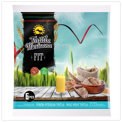 Tortilla Mexicana din faina integrala 390g 