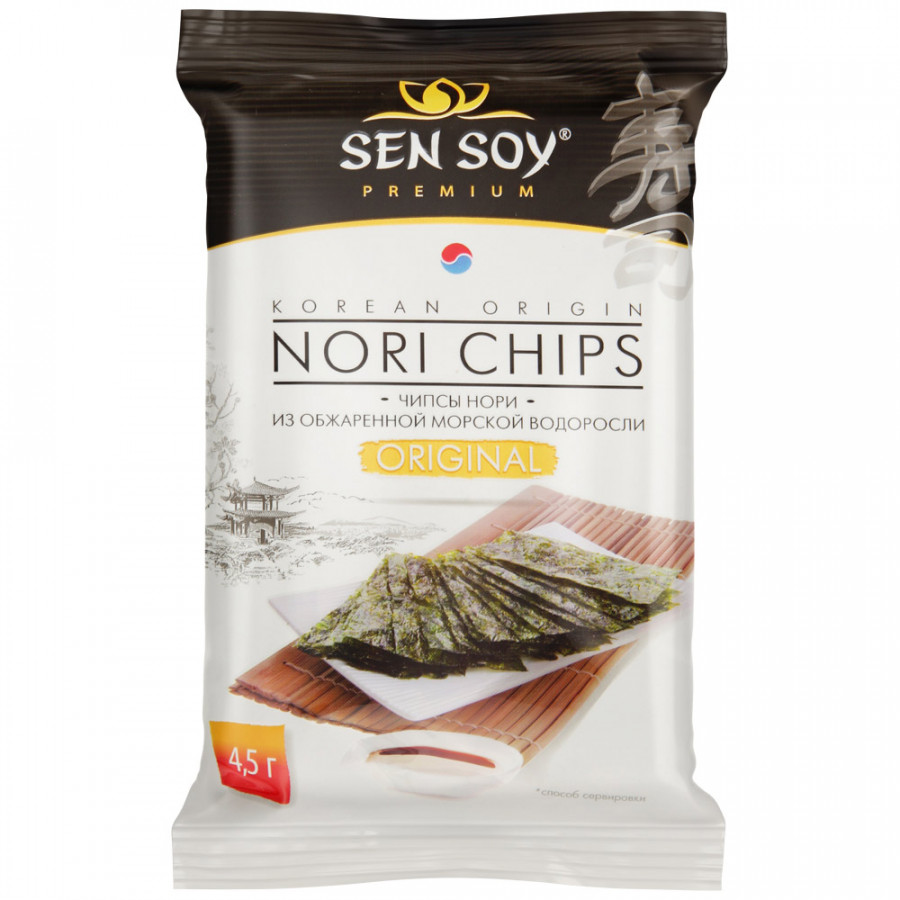 SEN SOY  Chips-uri nori ORIGINAL 4.5g   