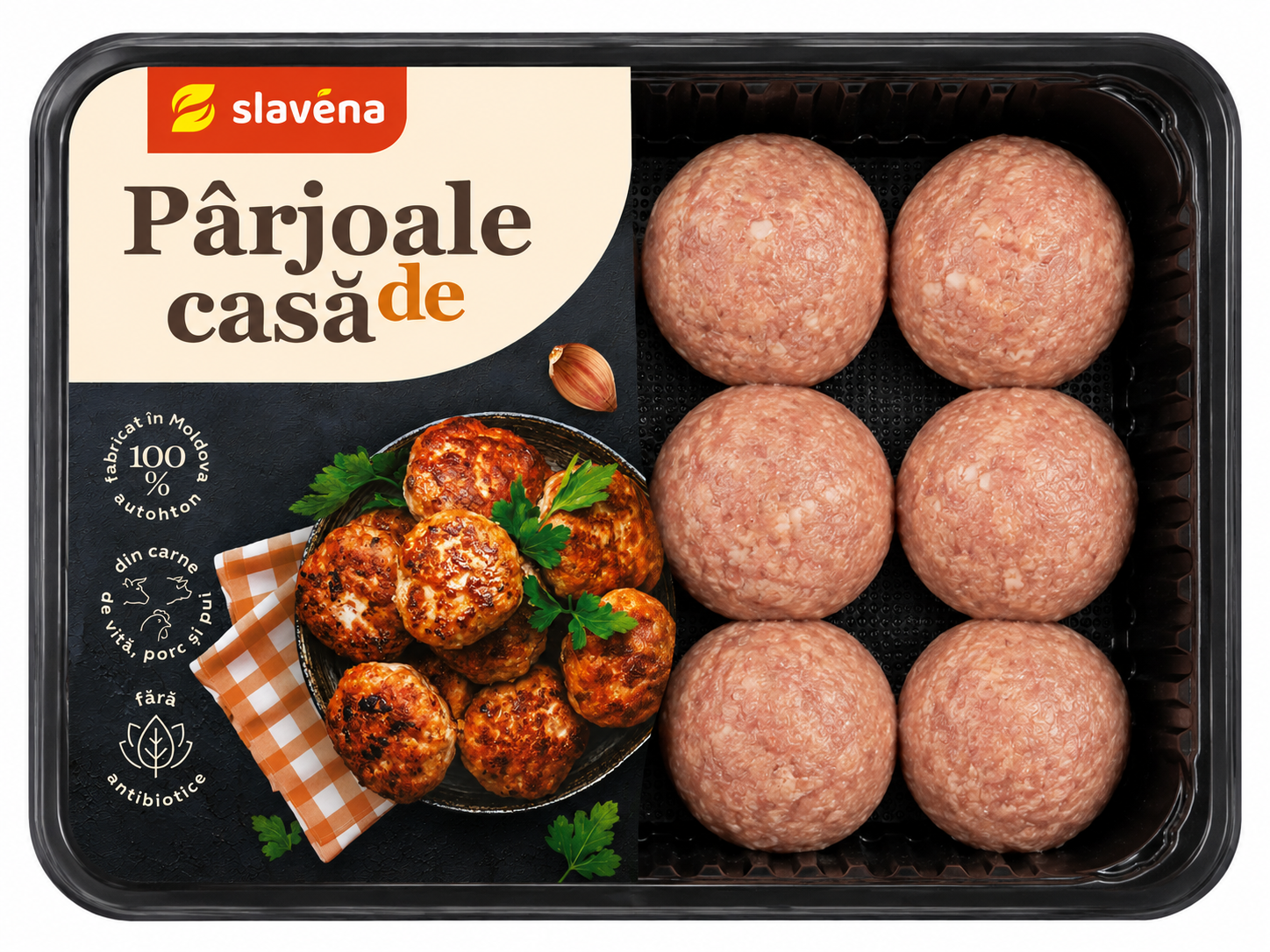 Pârjoale de сasa ( Pui si Porc) 600g