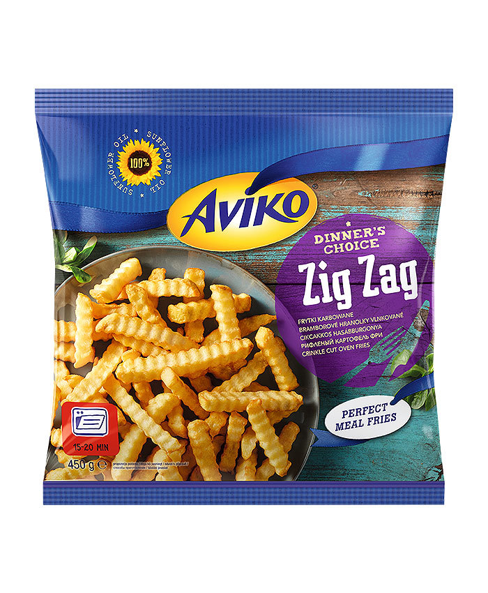 AVIKO Cartofi pai ZIGZAG 450g  