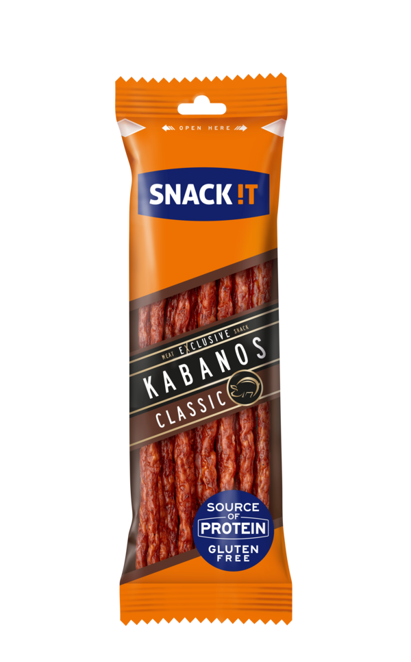 SNACK IT Cârnaciori Cabanos Exclisiv Porc 120g 