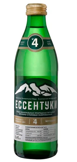 ESSENTUKI Apă minerală №4 450ml 