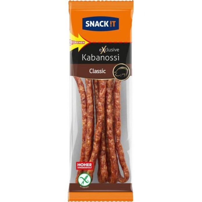SNACK IT Cârnaciori Cabanos Exclisiv Porc 50g 