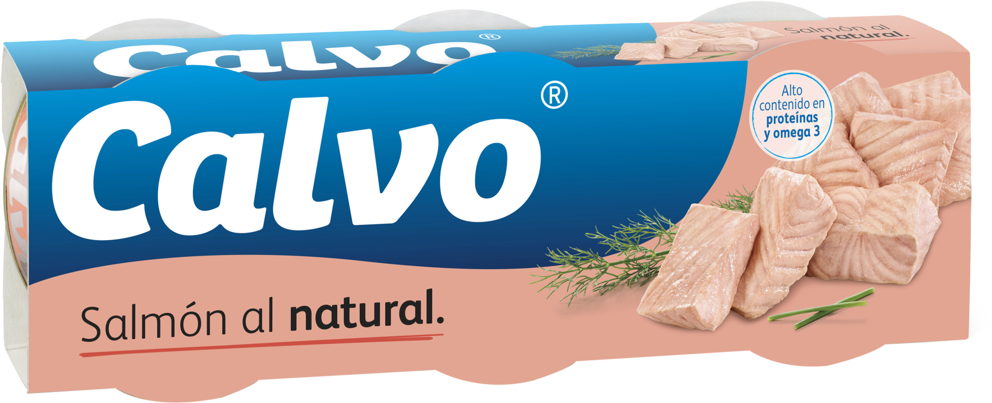 CALVO Somon in saramura 3x80g   