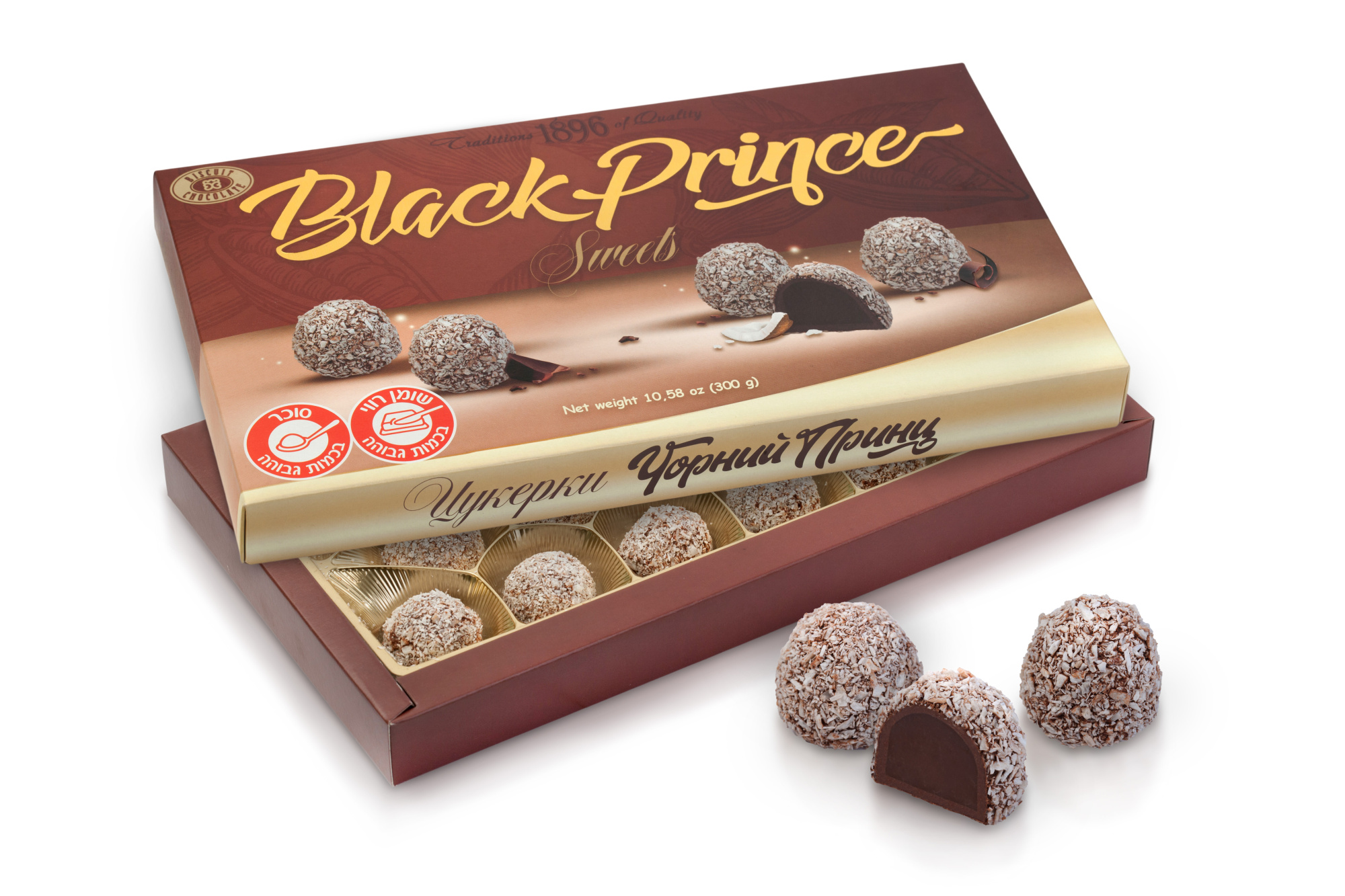 BISCUIT CHOCOLATE Bomboane de ciocolată "Prințul Negru" 300 g