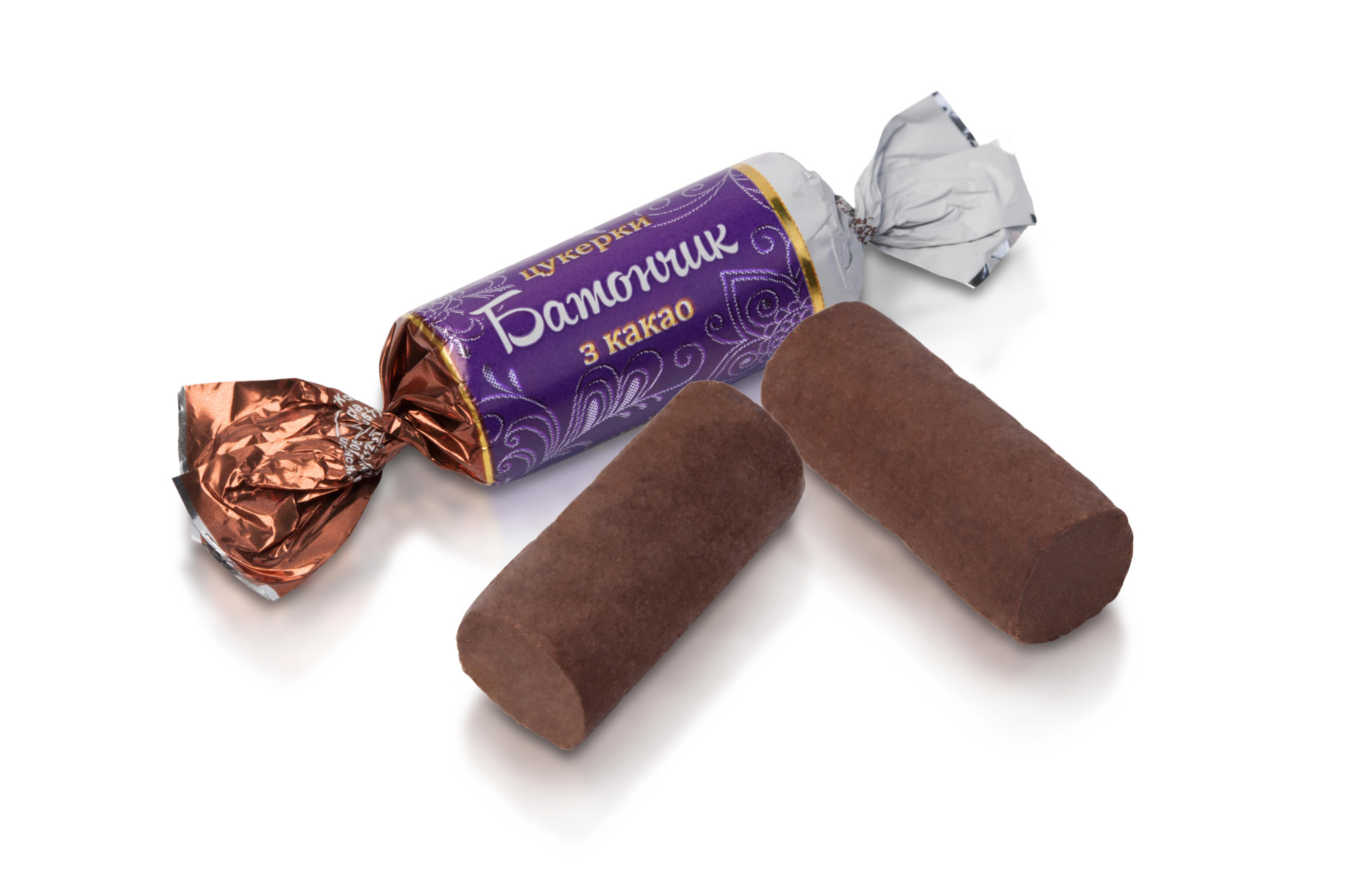 BISCUIT CHOCOLATE Bomboane de ciocolată "Batonaș cu cacao" 200 g