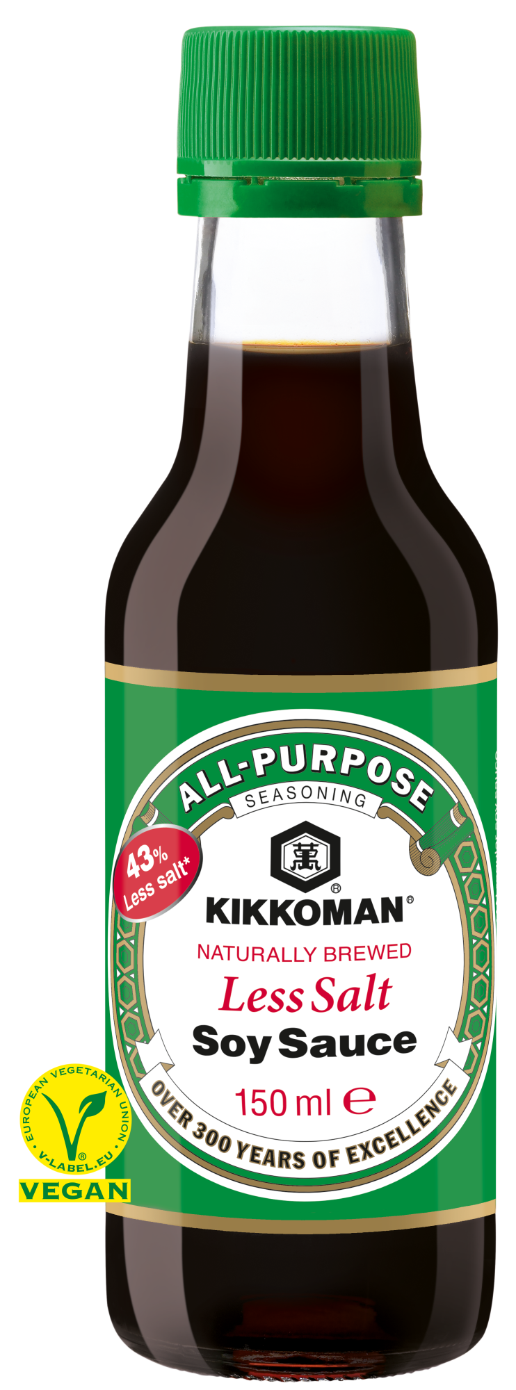 KIKKOMAN Sos de soia Less Salt 150ml
