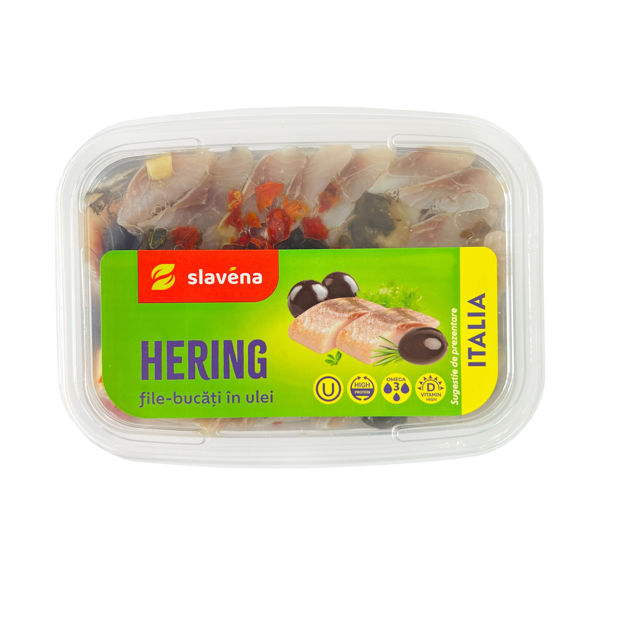 Hering de atlantic file bucăți în ulei Italia 350g