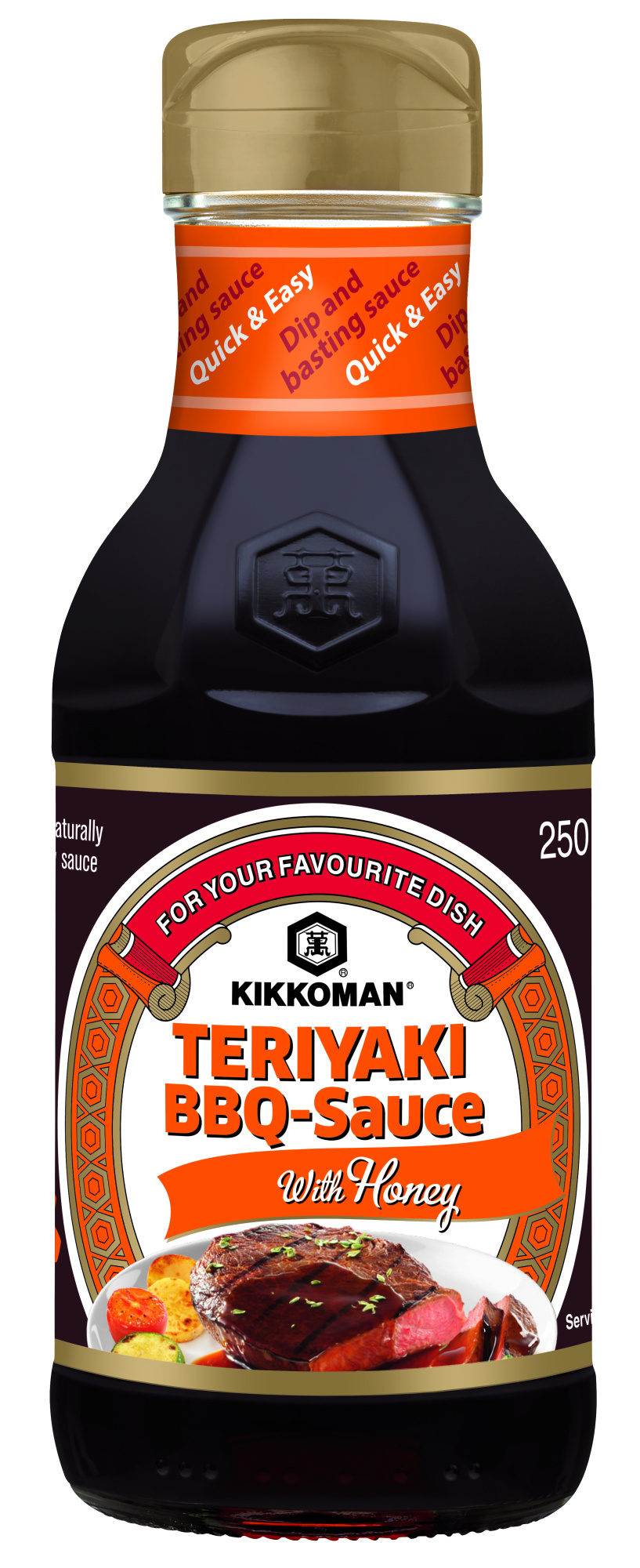 KIKKOMAN Sos de soia Teriyaki BBQ 250ml 