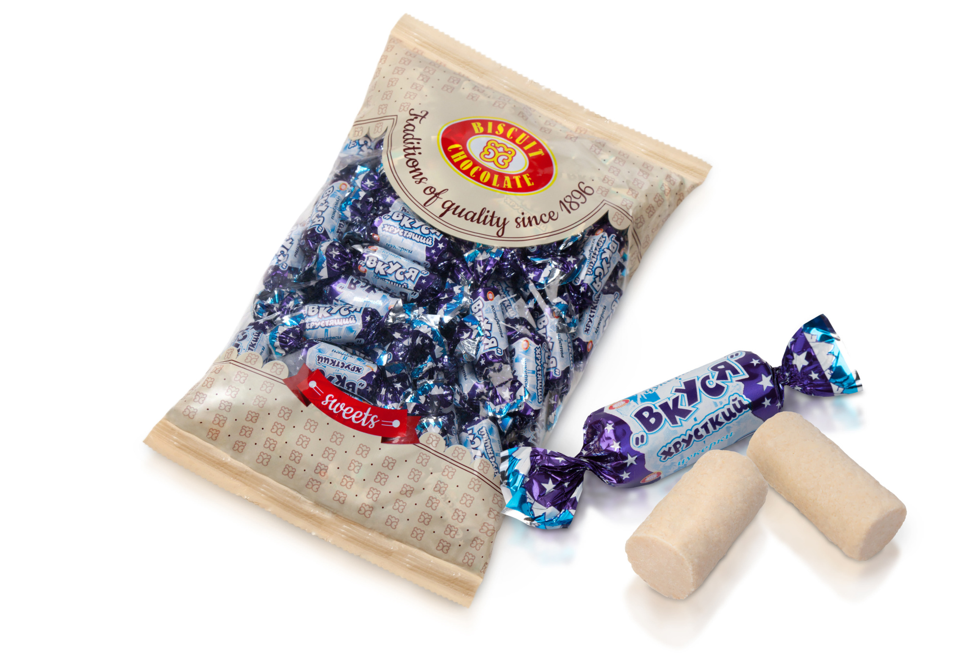 BISCUIT CHOCOLATE Bomboane "Vkusea Crocant" 1 kg