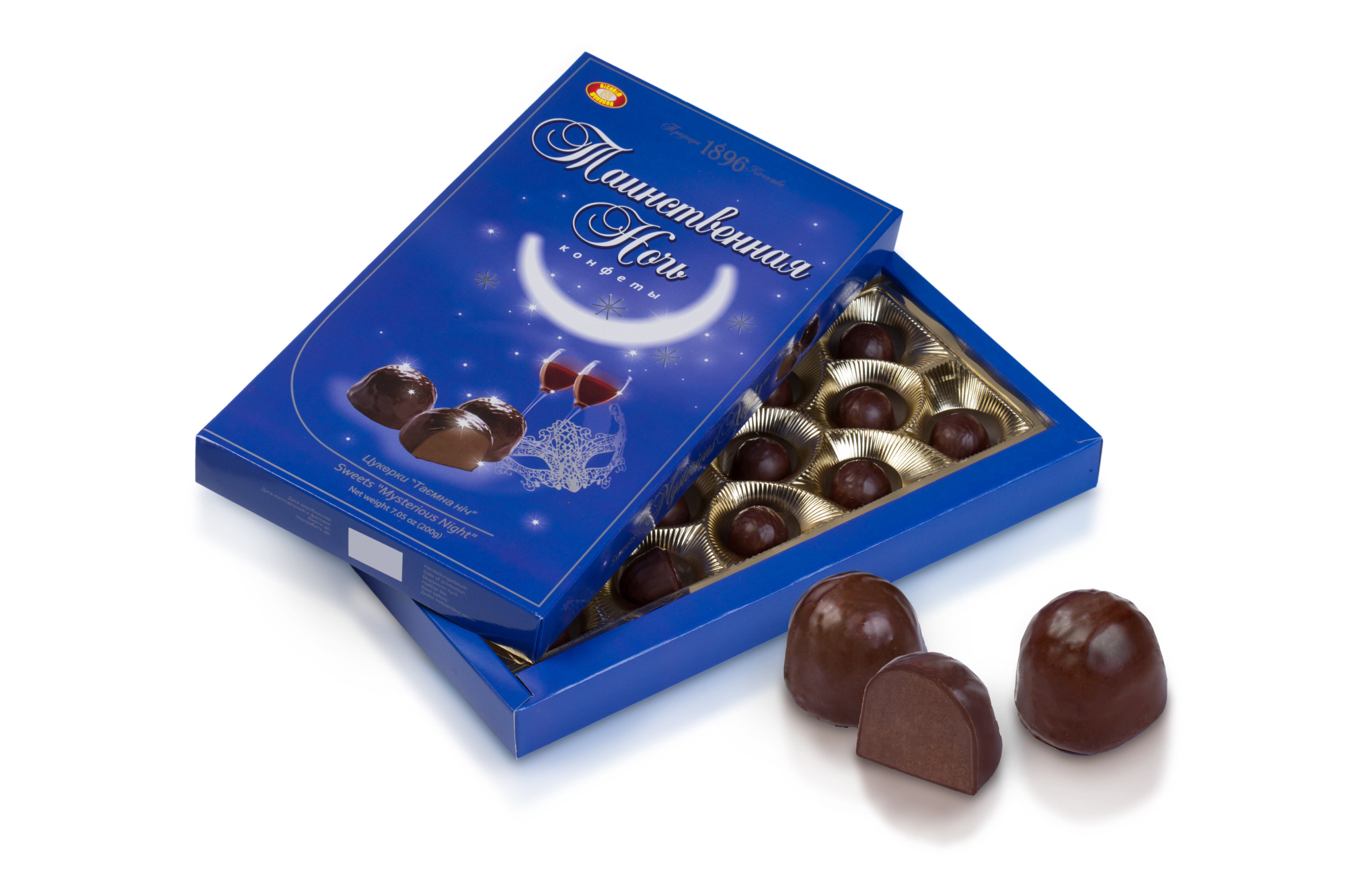 BISCUIT CHOCOLATE Bomboane de ciocolată "Noapte misterioasă" 200 g