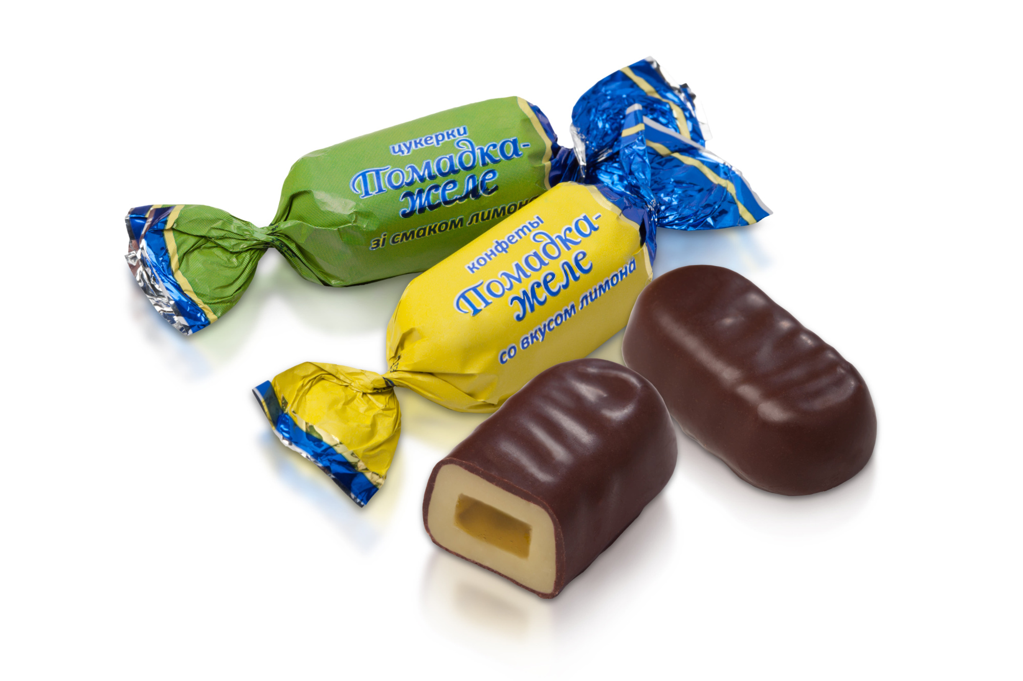 BISCUIT CHOCOLATE Bomboane "Fondant-jeleu" cu lămâie 4 kg
