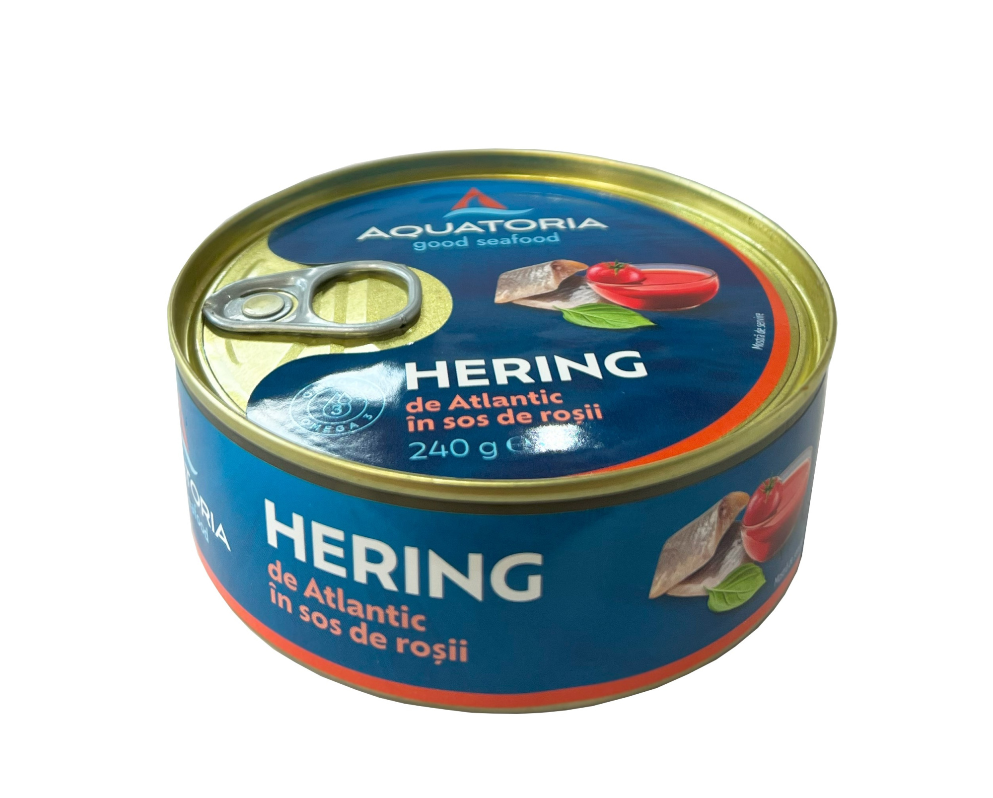AQUATORIA Hering în sos de roșii 240 gr