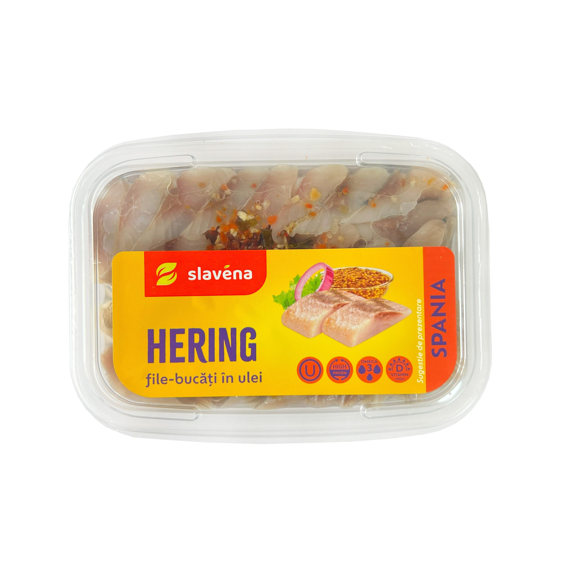 Hering de atlantic file bucăți în ulei Spania 350g