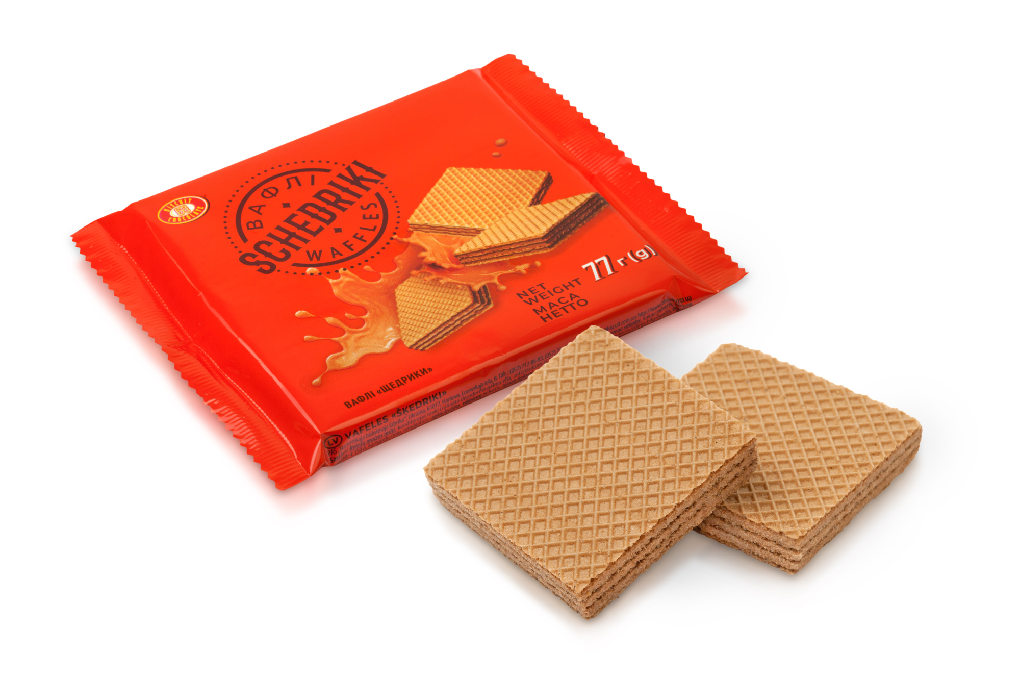 BISCUIT CHOCOLATE Napolitane "Shedriki" 77 g