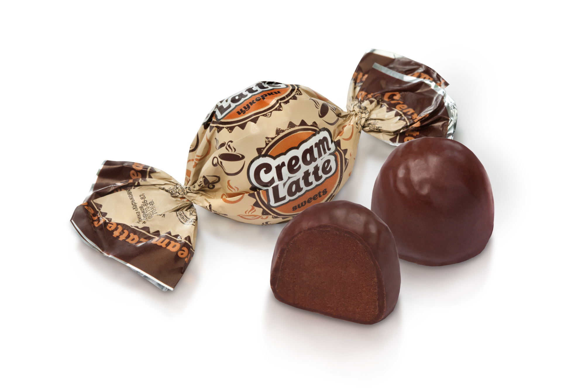 BISCUIT CHOCOLATE Bomboane "Cream Latte" 200 g