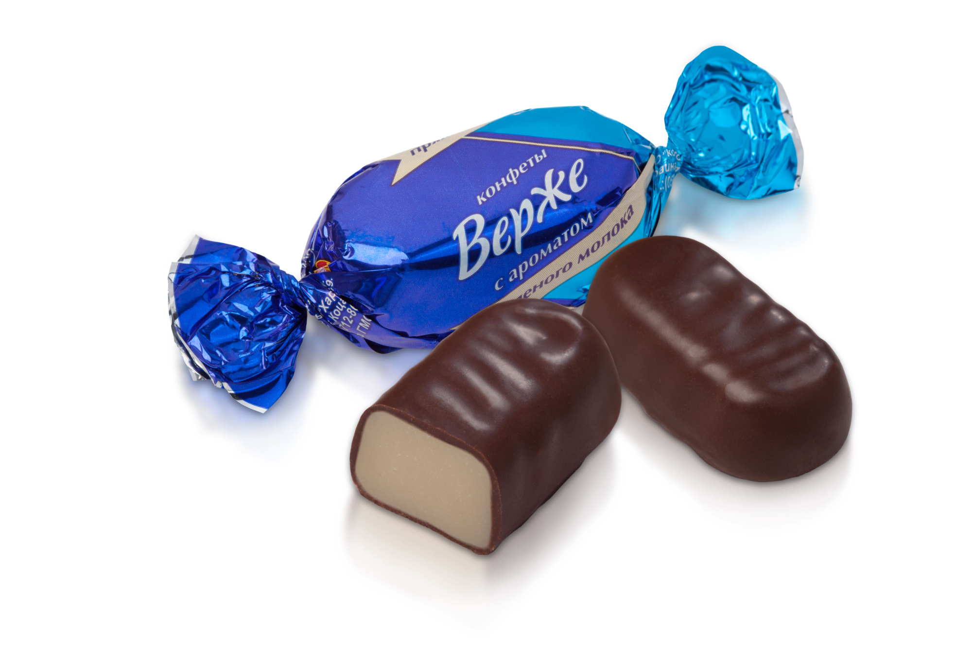BISCUIT CHOCOLATE Bomboane glazurate "Verge" cu lapte fiert 4 kg
