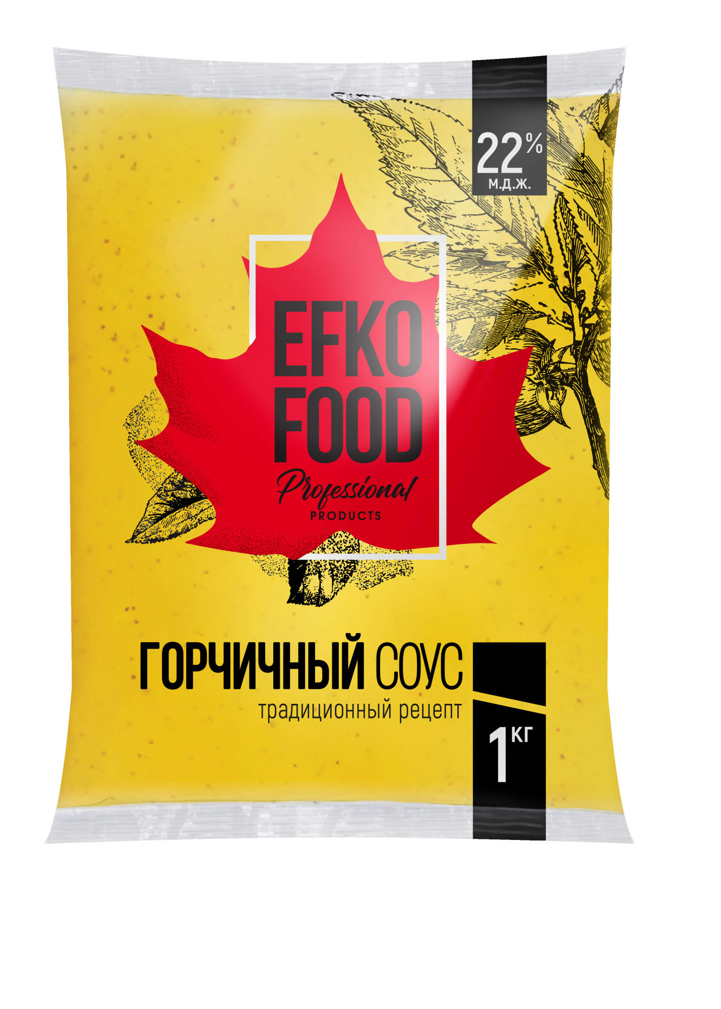 EFKO FOOD Sos MUSTAR 22% 1 kg  