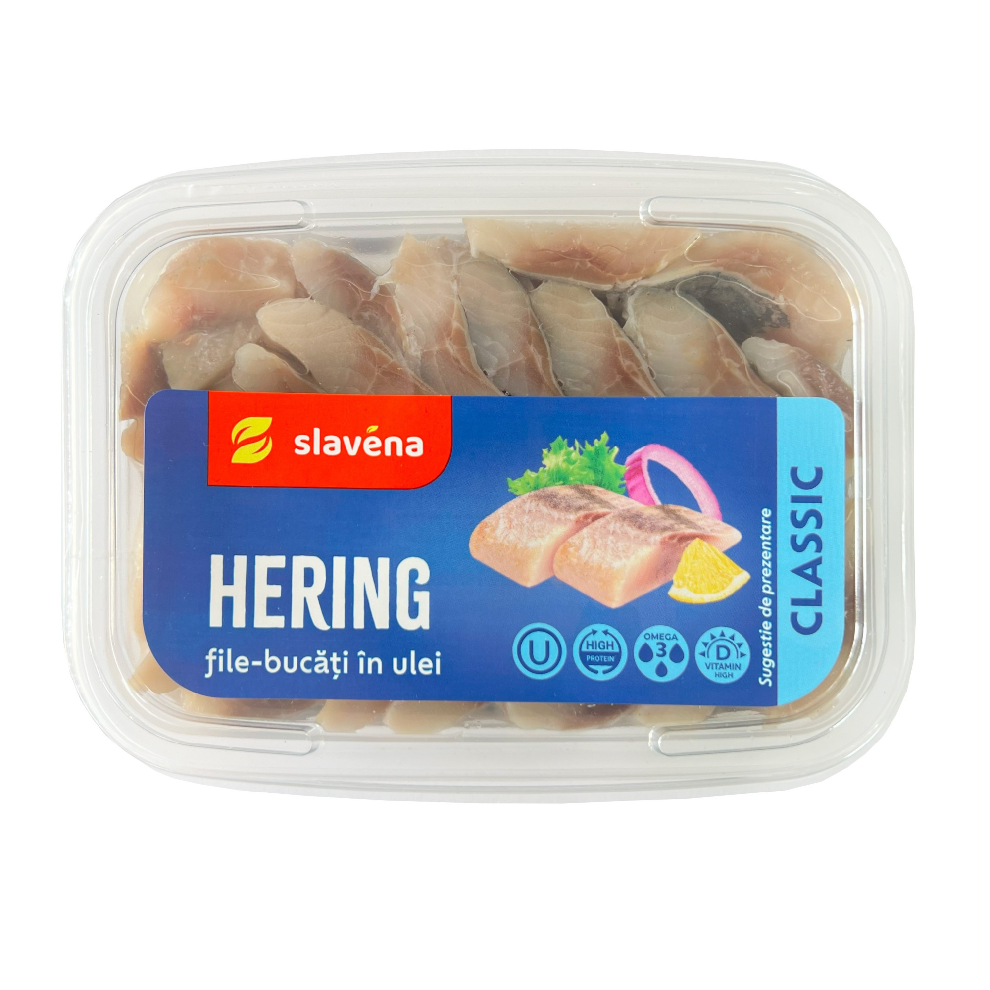 Hering de atlantic file bucăți în ulei Classic 350g