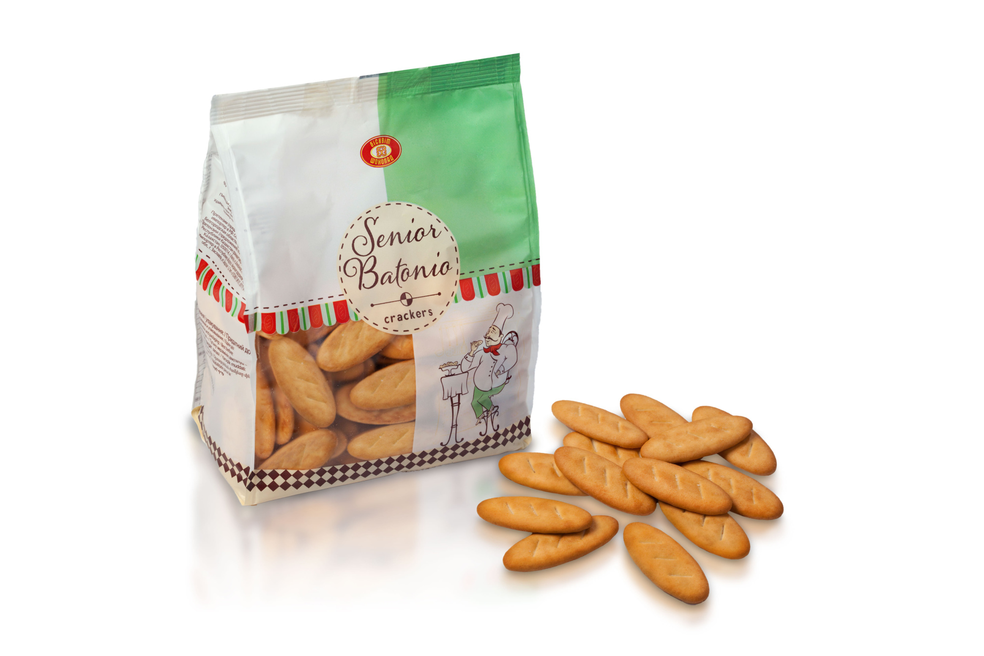 BISCUIT CHOCOLATE Crackers "Senior Batonio" 350 g