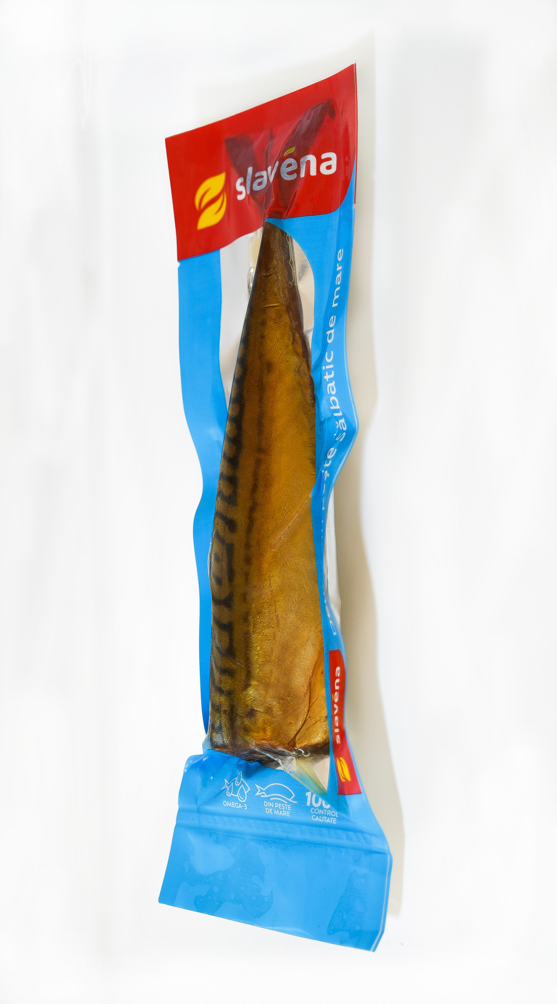Macrou de atlantic afumat la rece, fără cap 350 g