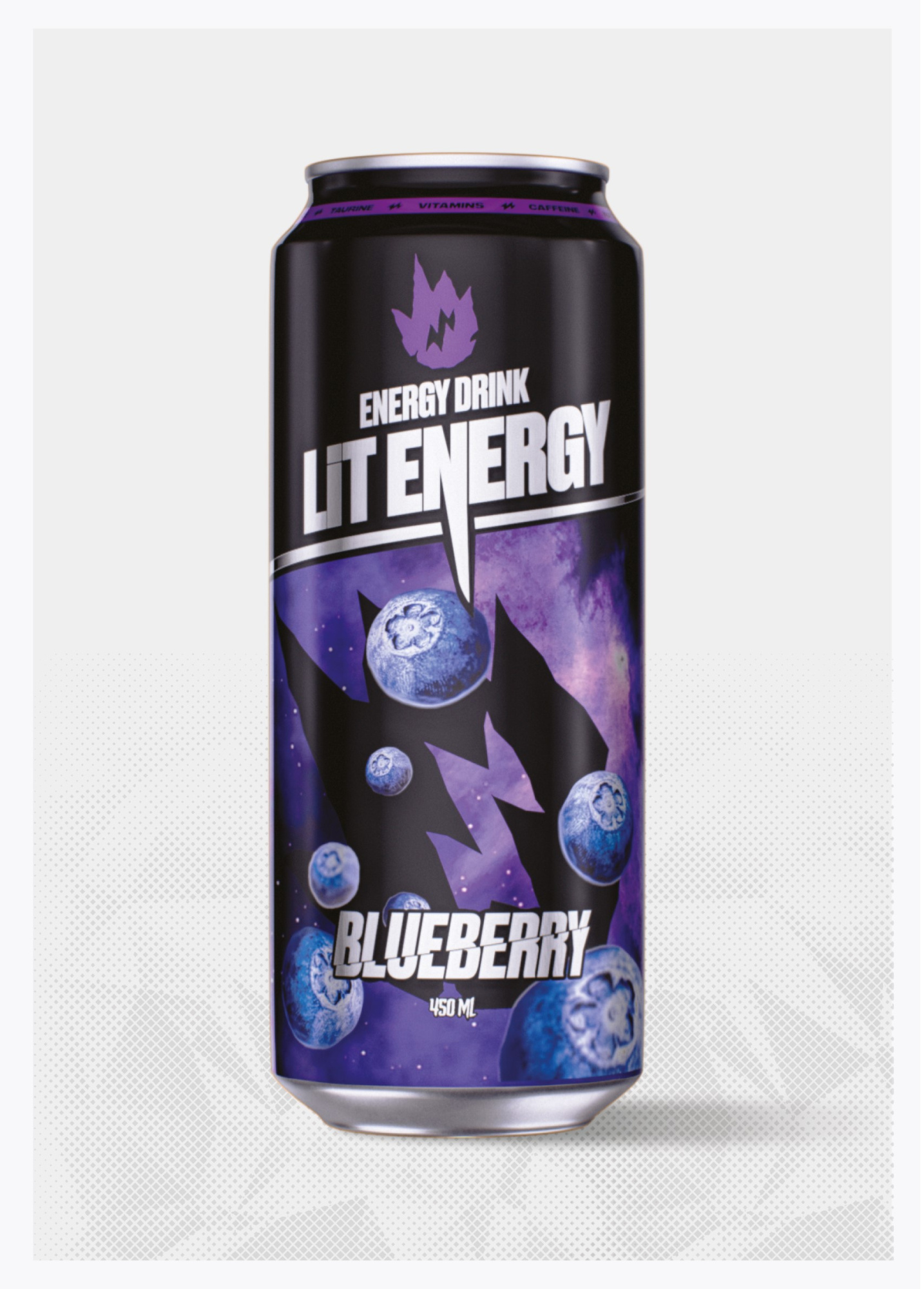 LIT ENERGY Băutură energizantă Blueberry 450 ml